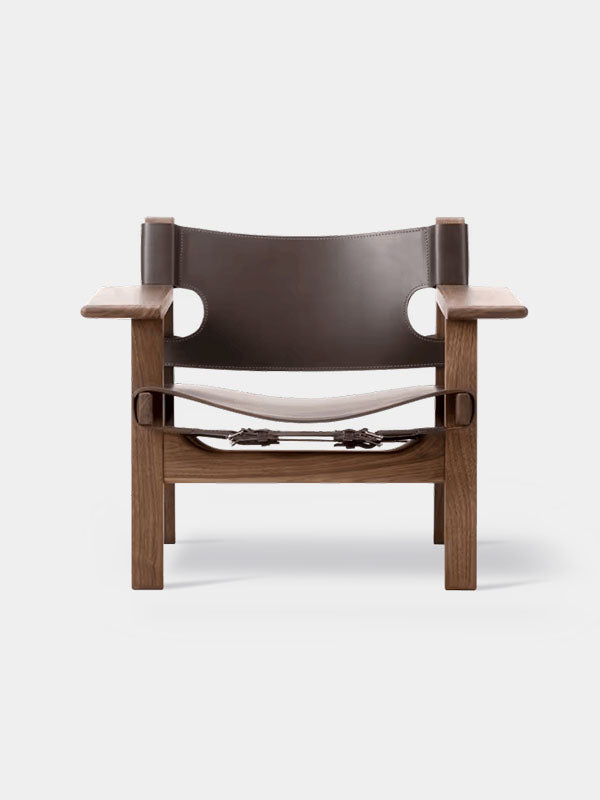 FAUTEUIL BAS BOIS ET CUIR 002